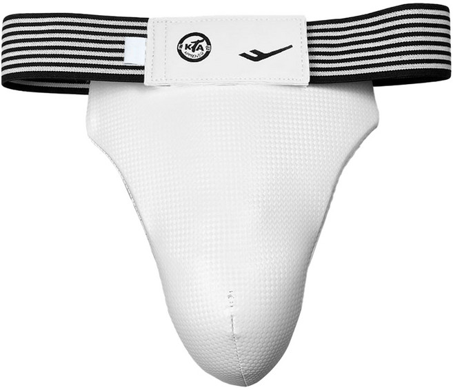 프로스펙스 남성용 태권도 낭심보호대, 화이트, 1개