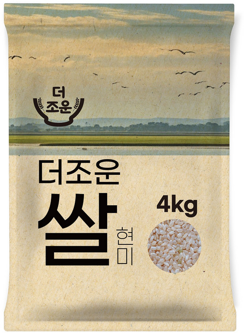 더조운 쌀 현미, 4kg, 1개