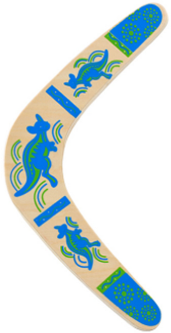 나약성 잘 돌아오는 부메랑, 블루, 1개