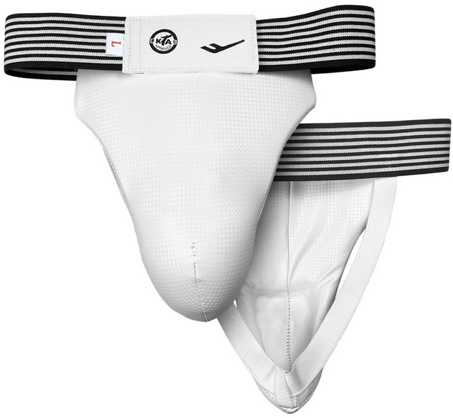 프로스펙스 남성용 태권도 낭심 보호대, 화이트, 1개