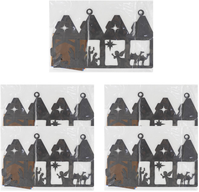 유니아트 예수님 탄생 교회 무드등 만들기 세트, 혼합색상, 5세트