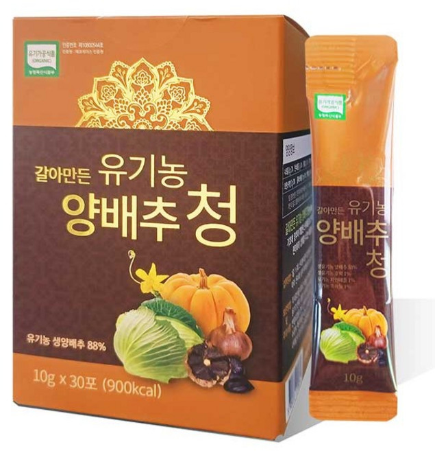 갈아만든 유기농 양배추청, 10g, 30개입, 1개