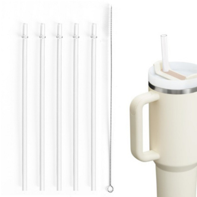 마이스타일 트라이탄빨대 27cm 5p + 세척솔 31cm 세트, 1세트