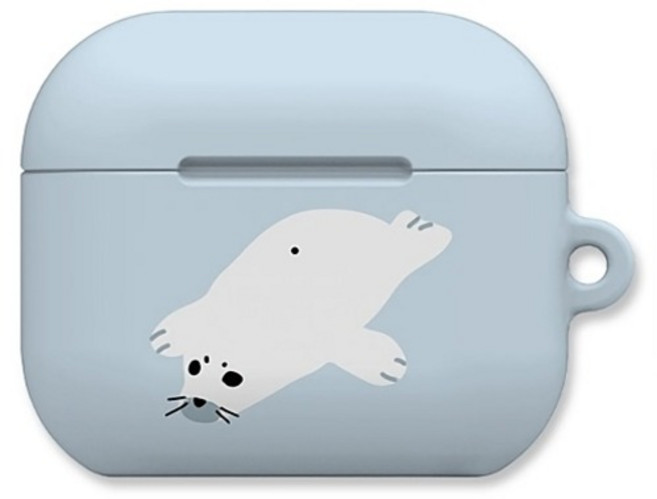 워너프 몬드 에어팟 4 하드 케이스, 에어팟4, 심플애니멀 하프물범, 1개