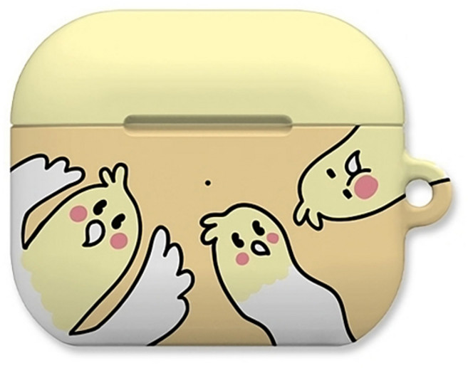 워너프 몬드 에어팟 4 하드 케이스, 에어팟4, 앵무 앵무앵무, 1개