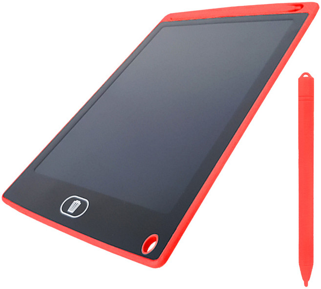 아가플러스 컬러 LCD 필기 드로잉 패드, 레드, 1개