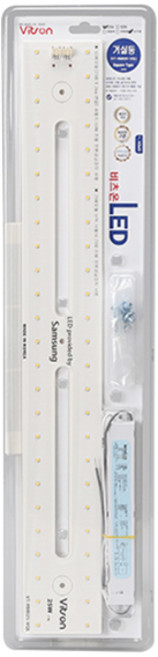 비츠온 멜리빙 LED 모듈 거실등 PCB + 안정기 세트 50W 540 x 73 mm, 주광색, 1개