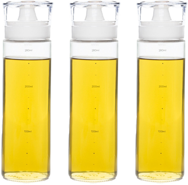 시노글라스 키텐실 I형 오일병 크림 화이트, 300ml, 3개
