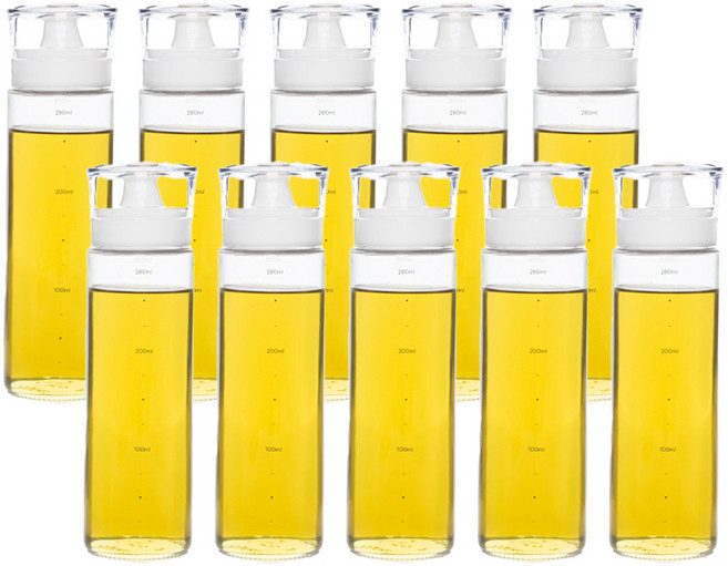 시노글라스 키텐실 I형 오일병 크림 화이트, 300ml, 10개