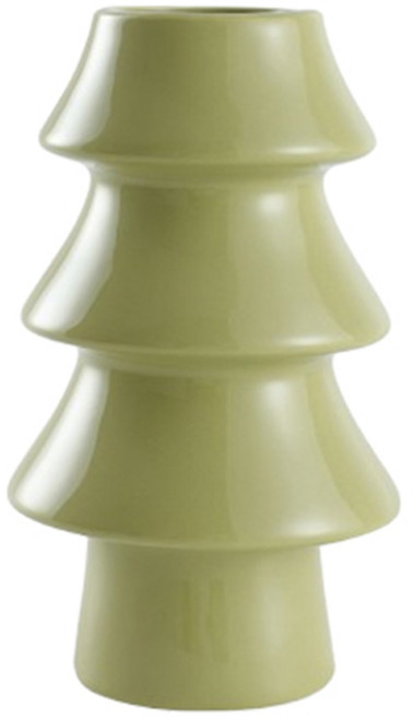 따봉오빠 크리스마스 선물 장식 오브제 트리 화병 JNH1688, 라이트그린