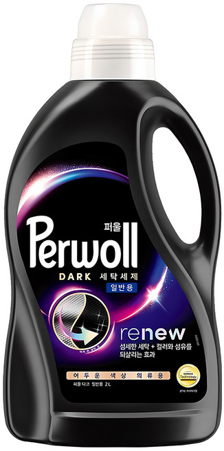 Perwoll 洗衣精 一般洗衣機用 深色衣物專用, 2L, 1瓶