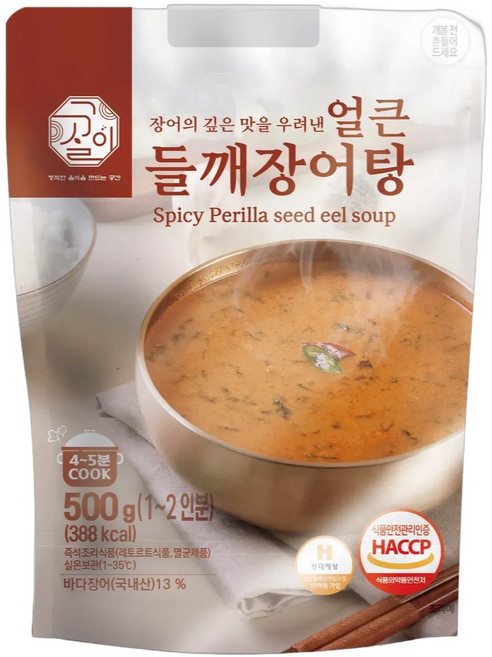 설국 얼큰들깨 장어탕, 500g, 1개