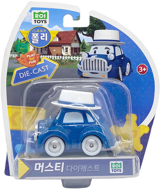 로이토이즈 로보카폴리 머스티 다이캐스트, 혼합색상, 1개