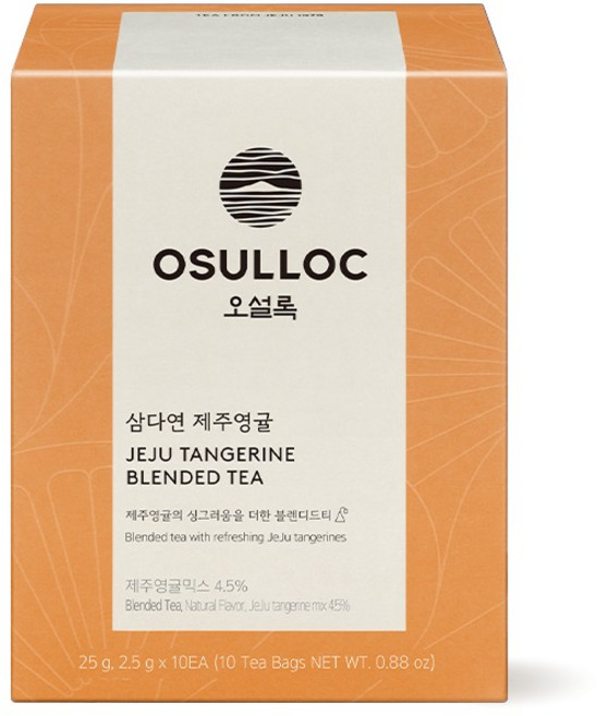 오설록 삼다연 제주영귤 피라미드 티백, 2.5g, 10개입, 1개