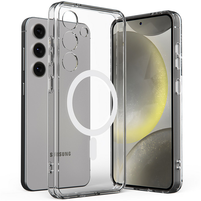 MECSEED 포스쉴드 맥세이프 강화 자력 변색방지 휴대폰 케이스