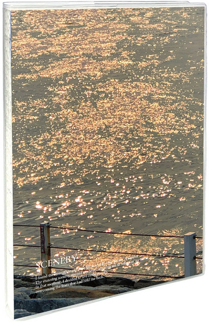 리코즈 A5 시너리 포토 만년형 다이어리 + PVC 커버 세트, 에프터선셋, 1세트