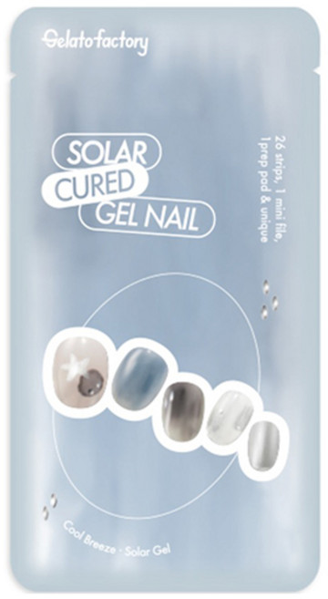 젤라또팩토리 쿨 브리즈 네일스티커 26p 세트, 1개, 멀티