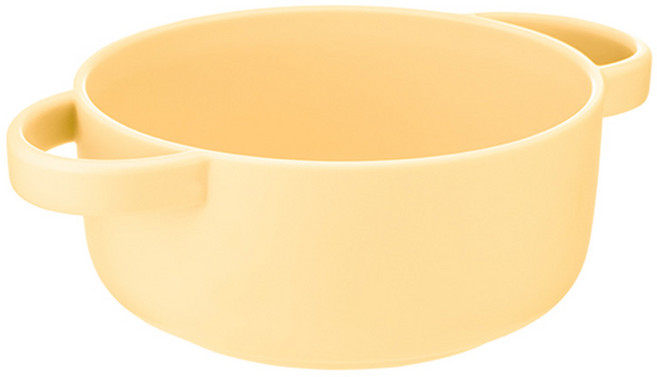 에디슨 에코젠 논슬립 대접, 옐로우, 1개