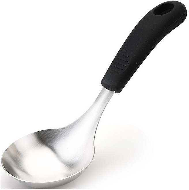 뉴비아 스테인리스 304 미니 국자, 블랙, 1개