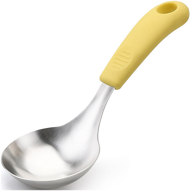 뉴비아 스테인리스 304 미니 국자, 옐로우, 1개