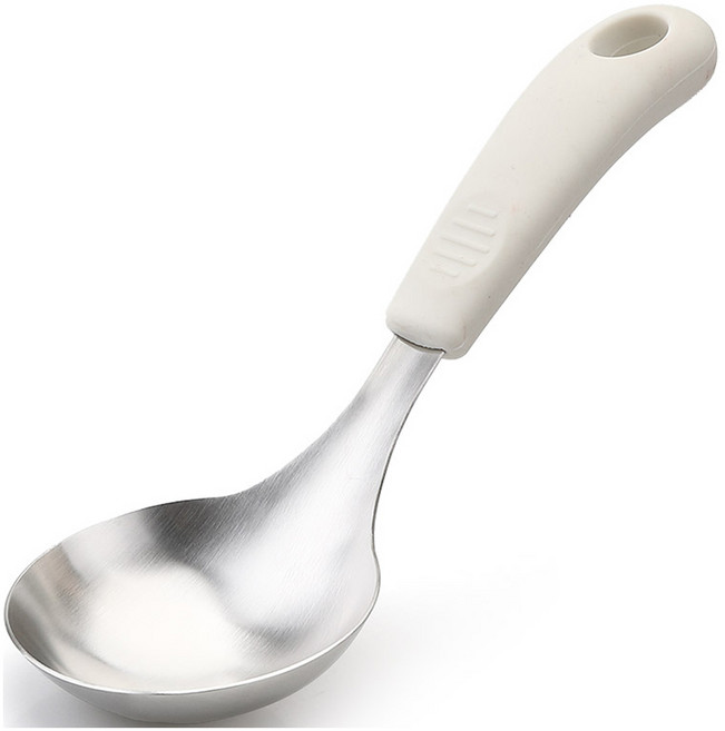 뉴비아 스테인리스 304 미니 국자, 아이보리, 1개