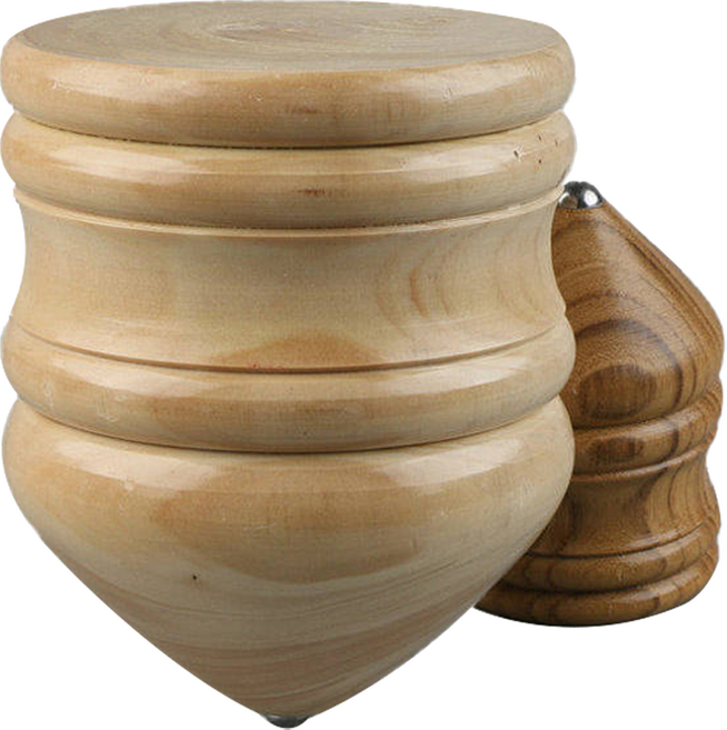 Freyr 興趣遊戲 陀螺 深棕色 6cm + 棕色 10cm 套組, 1套