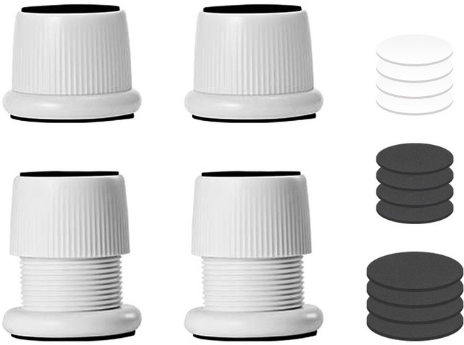 칼딘 커피머신 높이조절 레그, 화이트, 4개