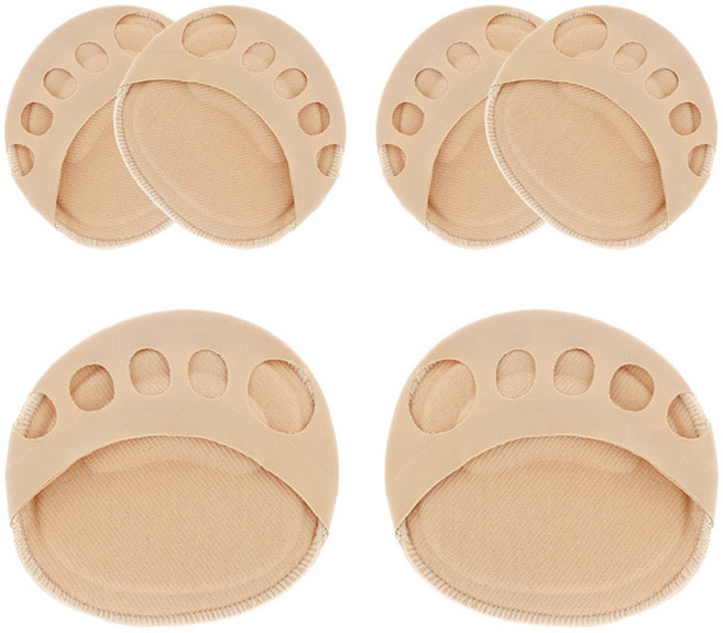 포렉스 심리스 구두 앞꿈치 쿠션 면 패드 세트