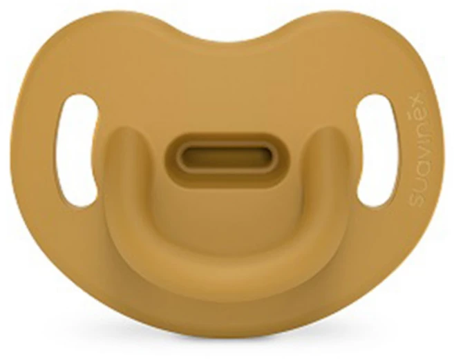 스와비넥스 유아용 컬러 에센스 올실리콘 아나토미컬형 쪽쪽이, 1단계(0~6개월), 머스타드, 1개 - 쿠팡