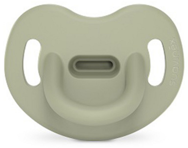 스와비넥스 유아용 컬러 에센스 올실리콘 아나토미컬형 쪽쪽이, 1단계(0~6개월), 그린, 1개