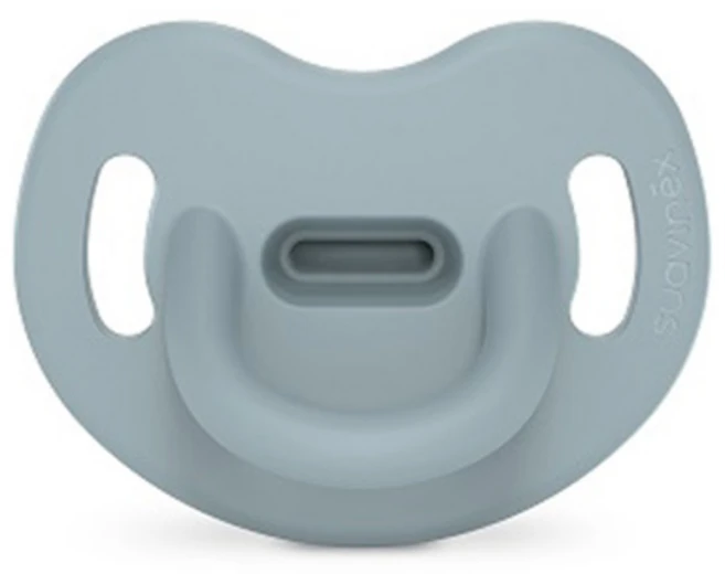 스와비넥스 유아용 컬러 에센스 올실리콘 아나토미컬형 쪽쪽이, 1단계(0~6개월), 블루, 1개 - 쿠팡