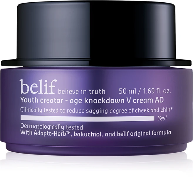 빌리프 유쓰 크리에이터 에이지 넉다운 브이 크림 어드밴스드, 1개, 50ml - 쿠팡