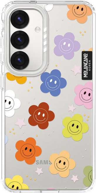 모란카노 갤럭시 크리스탈 투명 스프링 디자인 휴대폰 케이스