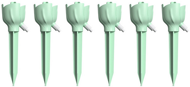 온업 화분 자동 급수기, 그린, 6개