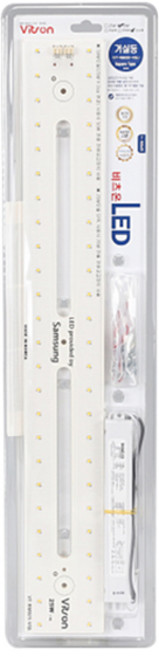 비츠온 멜리빙 LED 모듈 거실등 PCB + 안정기 세트 540 x 73 mm 50W