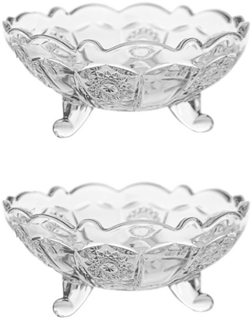 프렌치마르스 스텐드 다용도 미니 유리접시 CM102, 해바라기, 2개