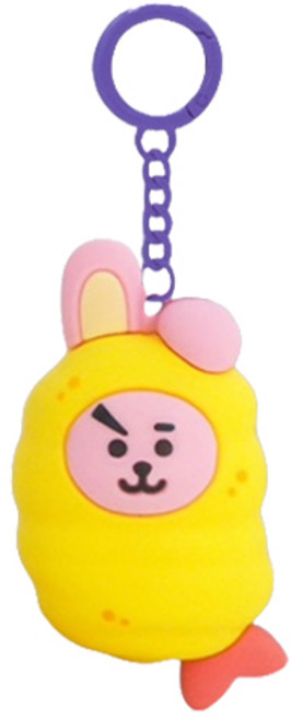 BT21 街頭小吃公仔鑰匙圈 COOKY, 1個, 混合顏色