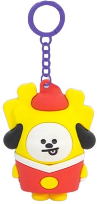 BT21 스트리트 푸드 피규어 키링 CHIMMY, 혼합색상, 1개