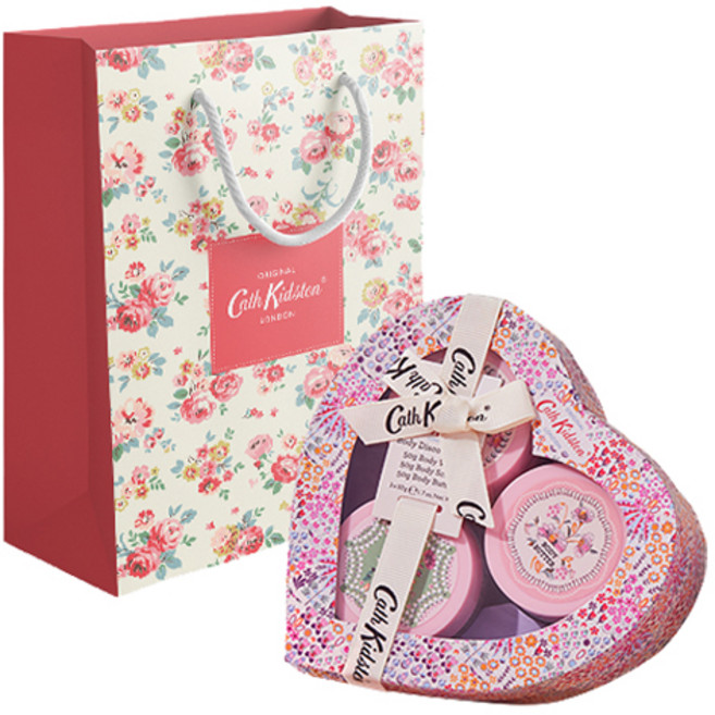 캐스키드슨 바디 워시 + 스크럽 + 바디 버터 + 쇼핑백 선물 디스커버리 세트, 1세트