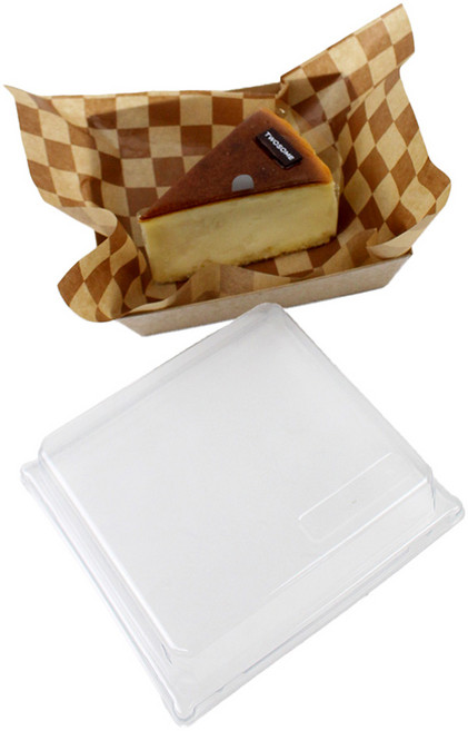 아이엔피 사각 샌드위치 도시락 20p + 식품지 20p 세트 DR-4, 체크브라운(식품지), 1세트