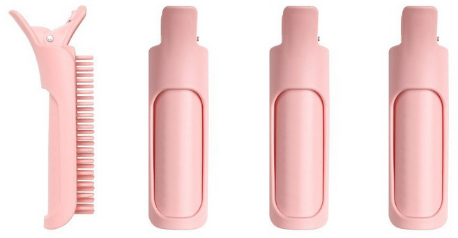 머지샵 뿌리 볼륨 헤어롤 집게 4P