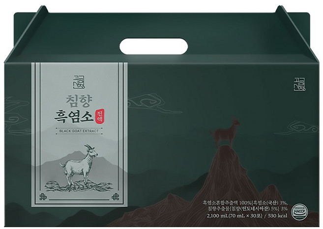 고려산청 침향 흑염소진액, 30개, 70ml