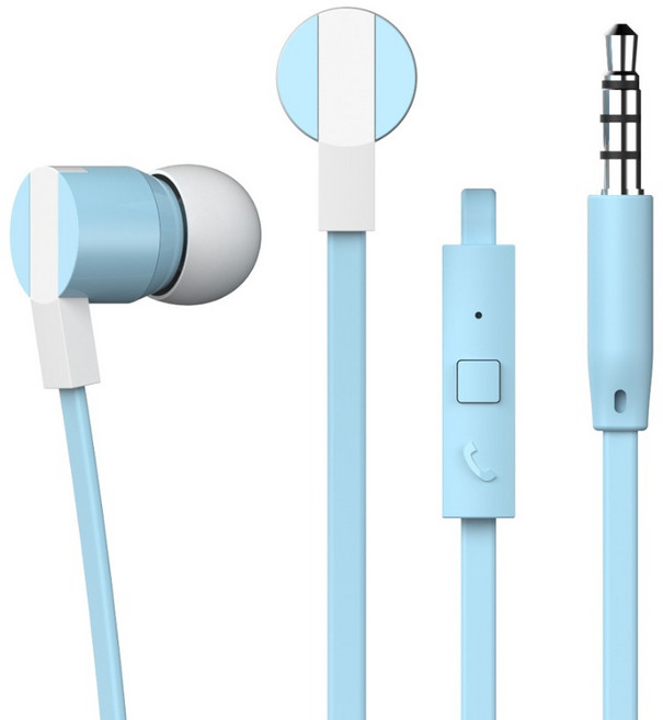 아이리버 브릭캔디 유선 이어폰 BVC-130 블루