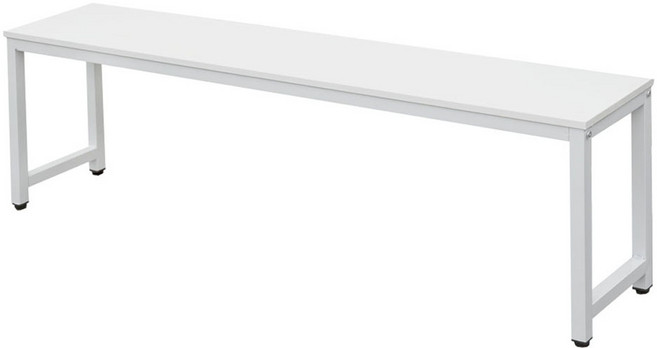 가구느낌 모던벤치의자 1500 x 300 x 452 mm, 화이트