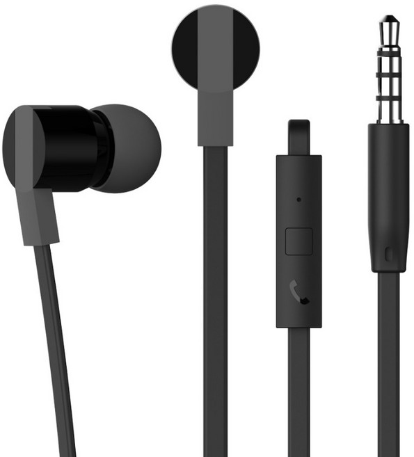 아이리버 브릭캔디 유선 이어폰, BVC-130, 블랙