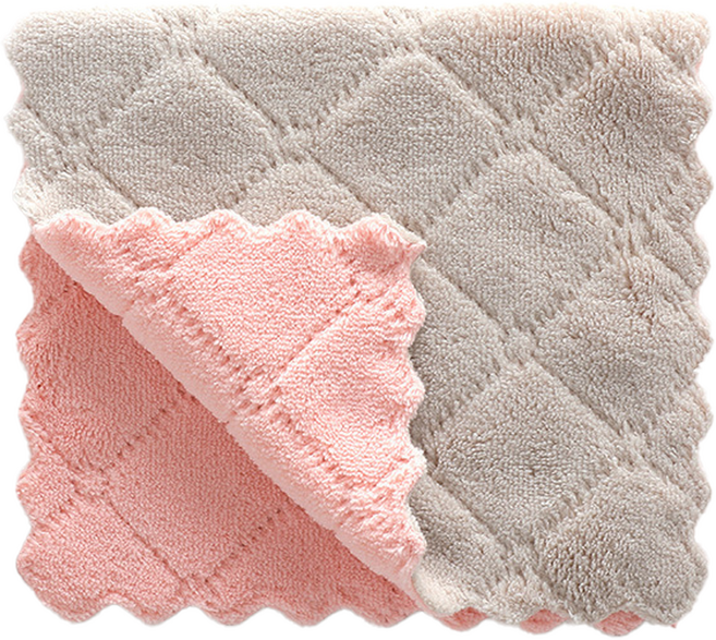 비투윈 간편한 손걸레, 핑크그레이, 1개