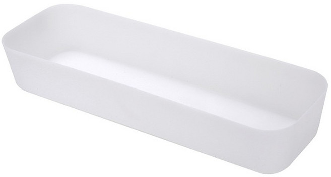 비투윈 실용적인 수저통 보관함 2, 화이트, 1개