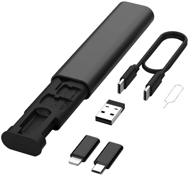 뉴클 멀티 케이블 키트, 블랙, 1개 - 쿠팡