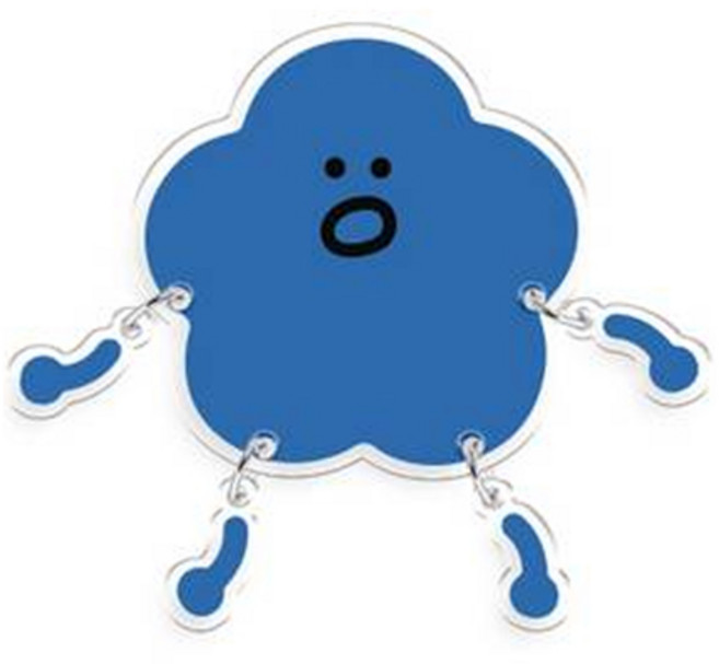 TRYCOZY 扭扭角色晃動跳舞手機支架, 1個, 搖搖擺擺舞 純真