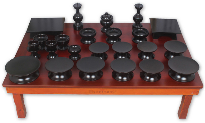 색동다리 오리목 흑 제기세트 25p, 14종, 1세트